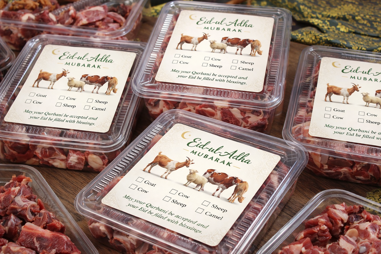 Eid-ul-Adha Special Meat Boxes –Make your Qurbani distribution clean, organized beautiful