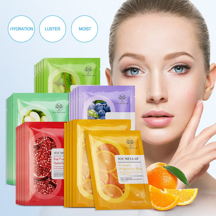 Glow Sheet Masks – Unlock Your K-Beauty Glow 30+ Random Flavours✨