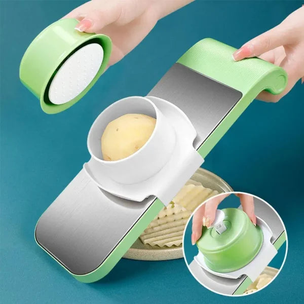 18 In 1 Stainless Steel Multi Functional Safe Manual Vegetable Slicer Cutter