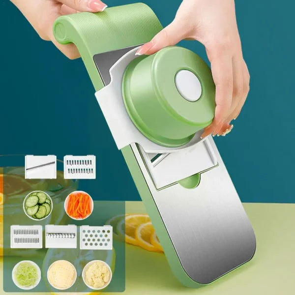 18 In 1 Stainless Steel Multi Functional Safe Manual Vegetable Slicer Cutter