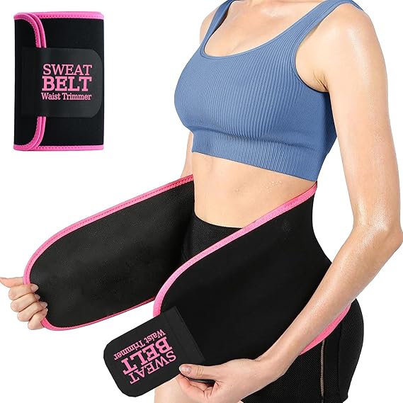 ( Imported Stuffed ) Full Size Instant Sweat Pro Waist Belt For Men & Women. Universal Adjustable Size